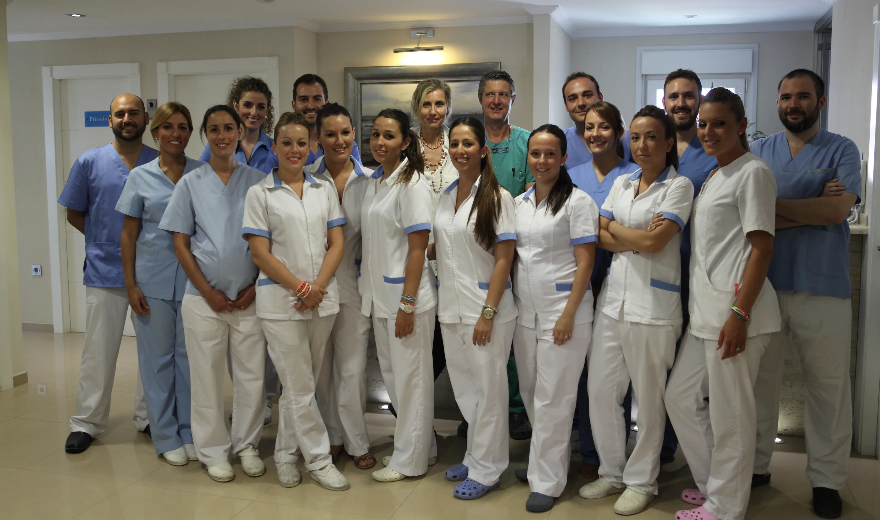 Equipo de profesionales de Clínicas Dentales Prodentis en Málaga